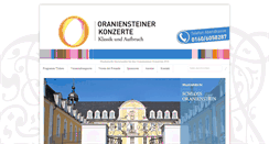 Desktop Screenshot of oraniensteiner-konzerte.de